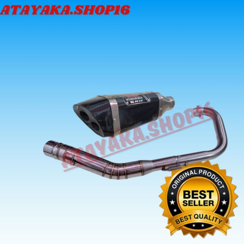 Knalpot Racing Yoshimura R11 Lubang 2 CBR150R CB150R Vixion R15