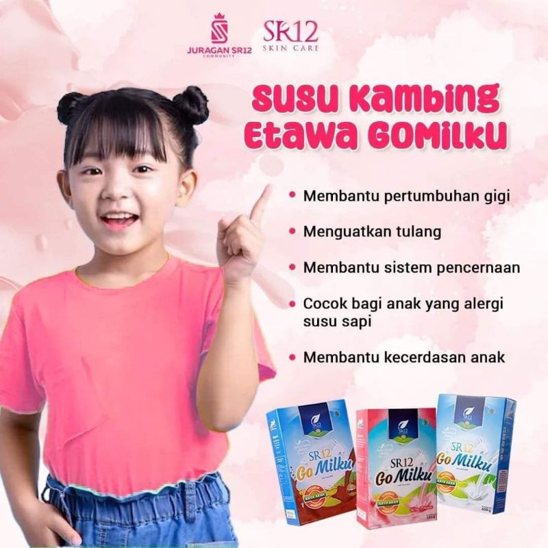 

Gomilku SR12 Susu Kambing Etawa Tanpa Gula dan Krimer Untuk Mendukung Pertumbuhan Meningkatkan Kecerdasan Otak Menambah Nafsu Makan Menaikkan Berat Badan Menjaga Daya Tahan Tubuh Anak