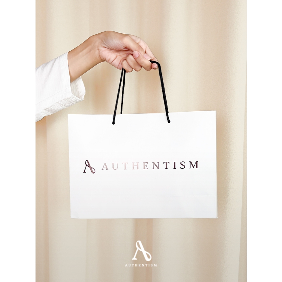 

AUTHENTISM ID PAPER BAG EXCLUSIVE LOGO AUTHENTISM