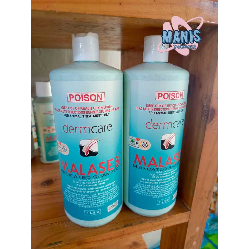 sampo jamur malaseb/shampo jamur malaseb 1liter - kucing anjing