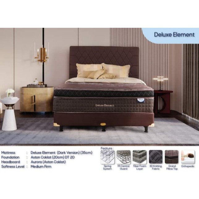 Springbed Kasur central Element PillowTop