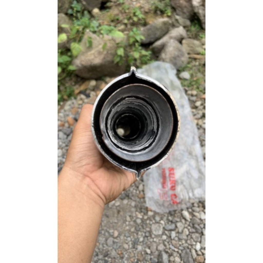 KNALPOT CB 125 CORBI PLOR KLOKOR MADE IN MADIUN SUDAH BEDELAN BAHAN CHROME TEBAL