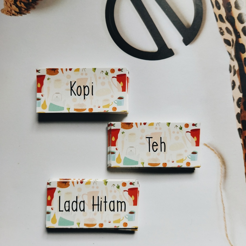 Sticker Label Bumbu Dapur / Sticker Bumbu Dapur / Label Bumbu / Label Nama Bumbu Dapur / Stiker Bumb