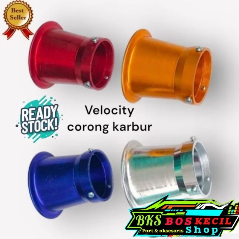 Velocity corong karbu PE PWK 28 panjang ukuran 7 CM full CNC