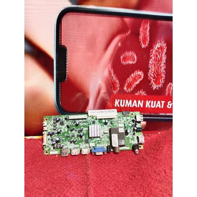 MB MAINBOARD TV COOCAA 42E58 - MOTHERBOARD MOBO MICOM MODUL MESIN TV COOCAA 42E58