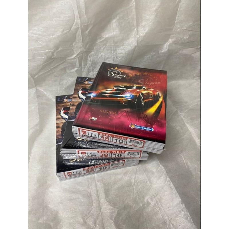 

Buku tulis Alfa Premium 38 lembar isi 10 buku