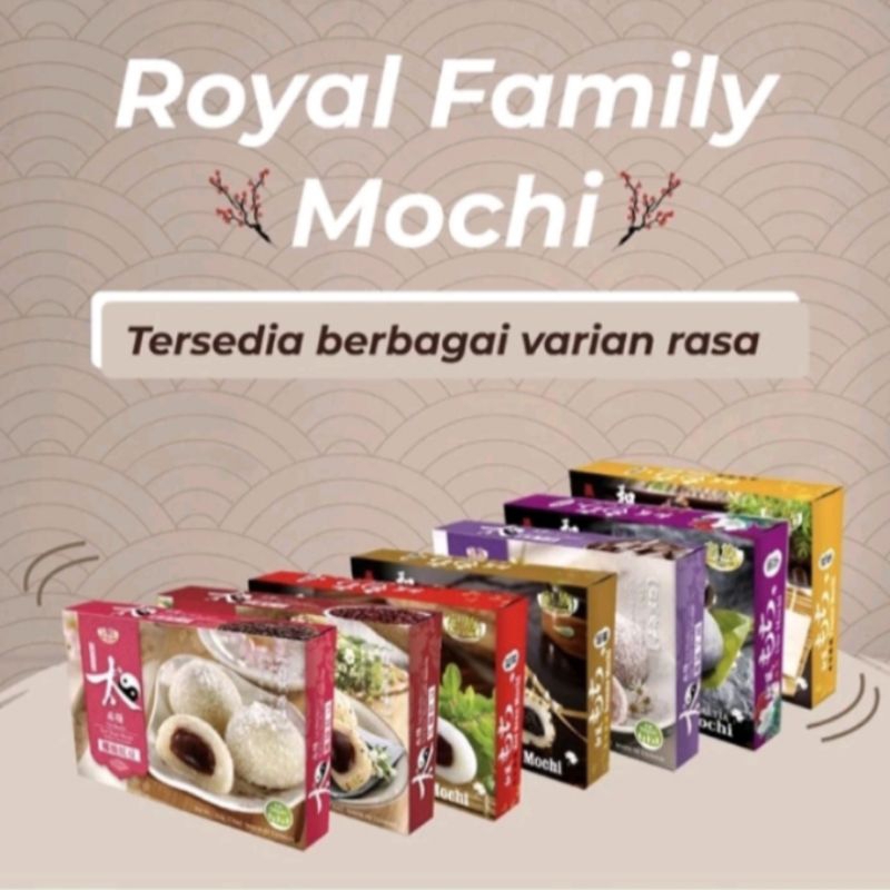 

Halal Royal Family Mochi 210gr Import Taiwan