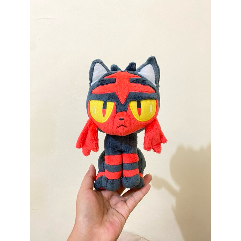 Boneka Pokemon Karakter Litten Size 23cm Original / Boneka Litten Karakter Pokemon / Boneka Pokemon 