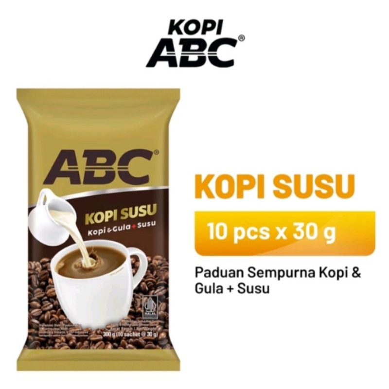 

ABC Kopi Susu 1 renteng (10x30gr)