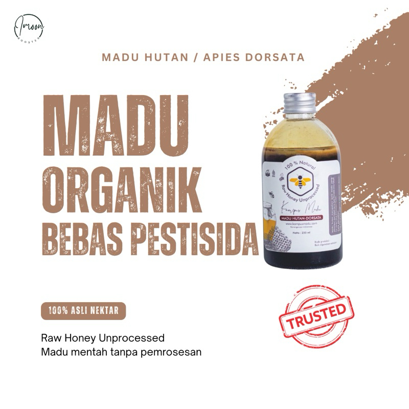 

Madu Hutan Dorsata 100% Asli Nektar Bunga / Raw Honey Unprocesseds