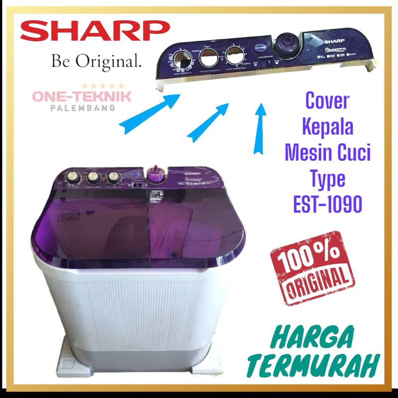 COVER KEPALA TIMER MESIN CUCI SHARP 2 TABUNG ORIGINAL | TYPE EST1090