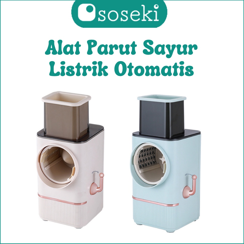 Telah Hadir SOSEKI Parutan Serbaguna Listrik  Parutan Keju Listrik Otomatis