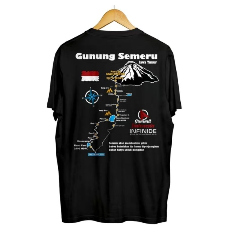 KAOS PENDAKIAN GUNUNG SEMERU