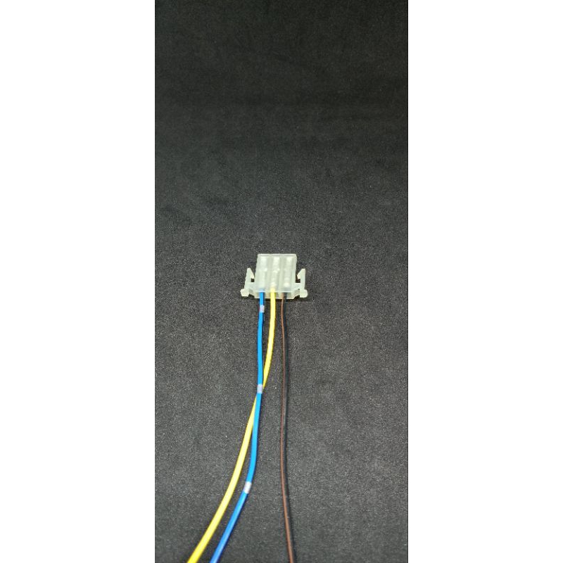 Soket saklar lampu 3 pin 3 kabel motor