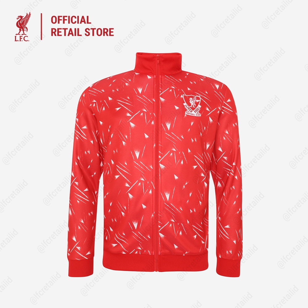 Liverpool FC Adults 1989 Track Jacket Men - Official LFC Jaket Original Pria