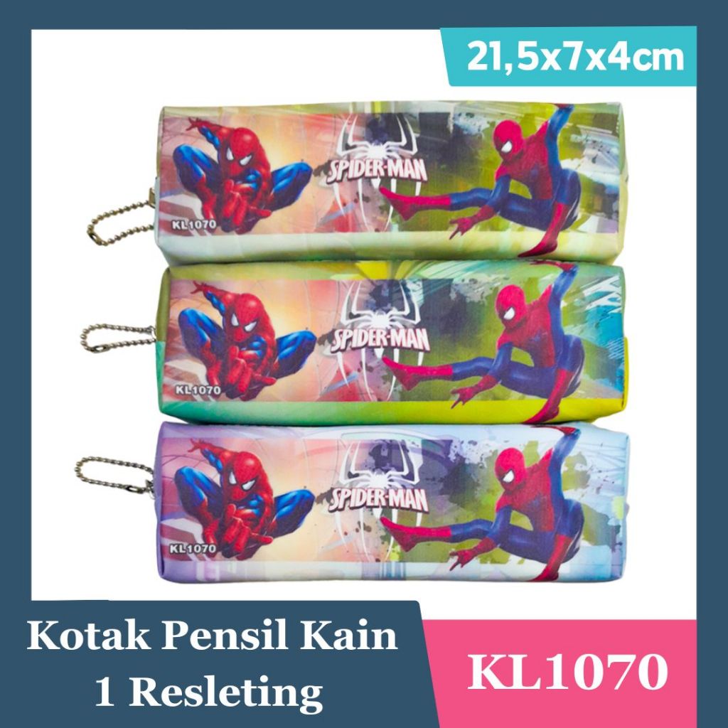 

Pencil Case KL1070 Spiderman (1 Resleting)