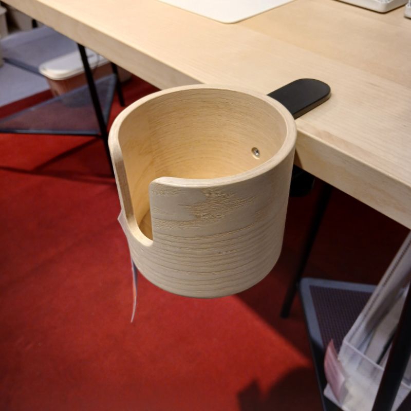 LANESPELARE Tempat mug cangkir gelas jepit meja mug stand gamers