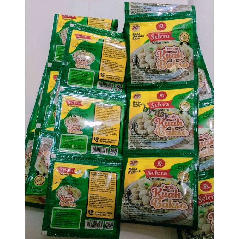 

N_S_Y Bumbu Kuah Bakso Selera Nusantara 12sachet