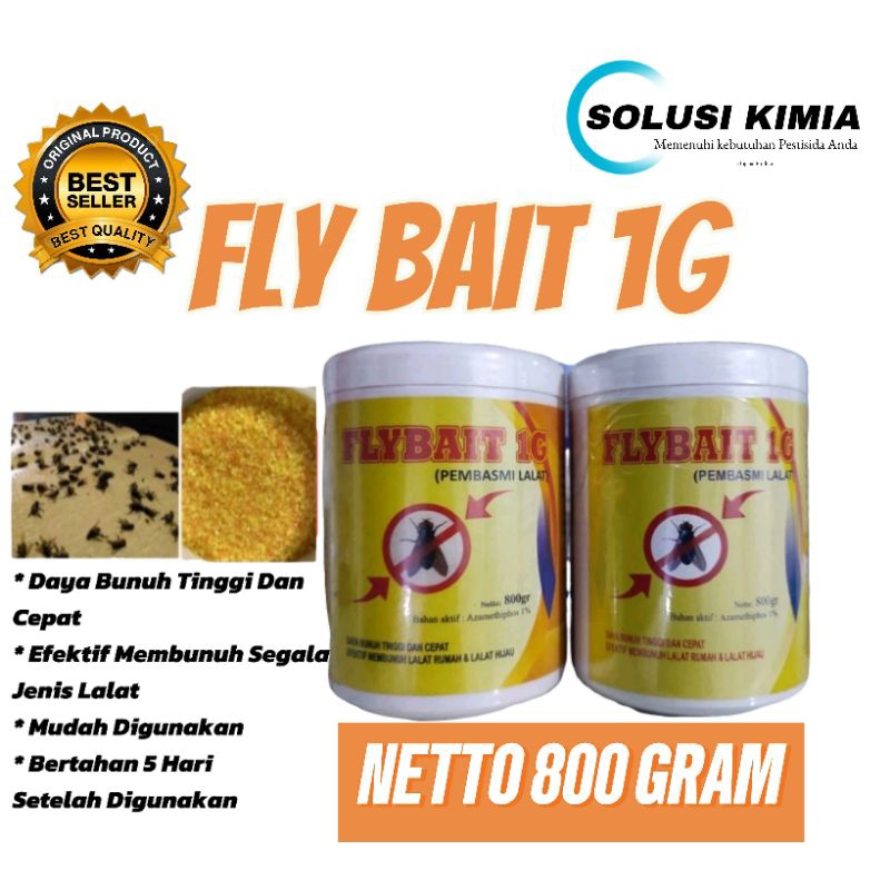Flybait Obat Pembasmi Lalat Paling Ampuh (800 Gram) Racun Lalat Super Ampuh