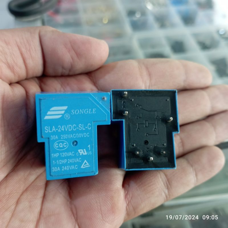 Relay 24V 30A Relay Protektor Speaker Relay Mesin Las