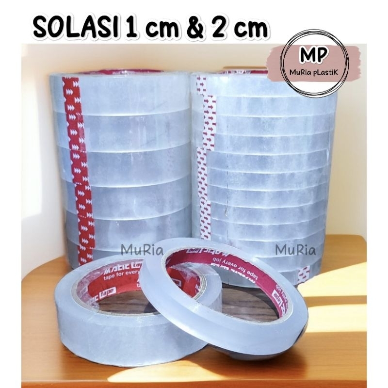 

Solasi/isolasi Bening Matic 1&2 cm