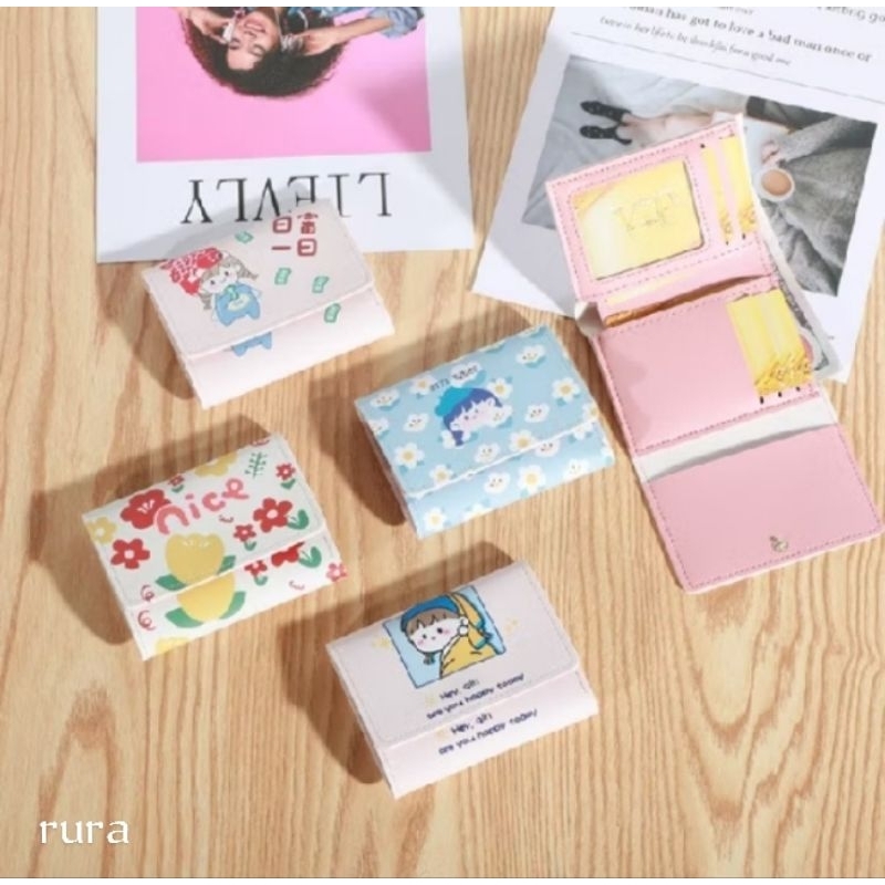 Dompet Anak Perempuan motif lucu Dompet lipat anak dompet lipat perempuan