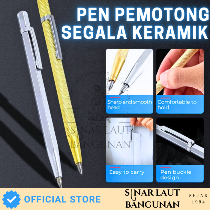 Pena Pemotong Keramik Ubin Nat Kaca Gelas Ukir Super Tajam