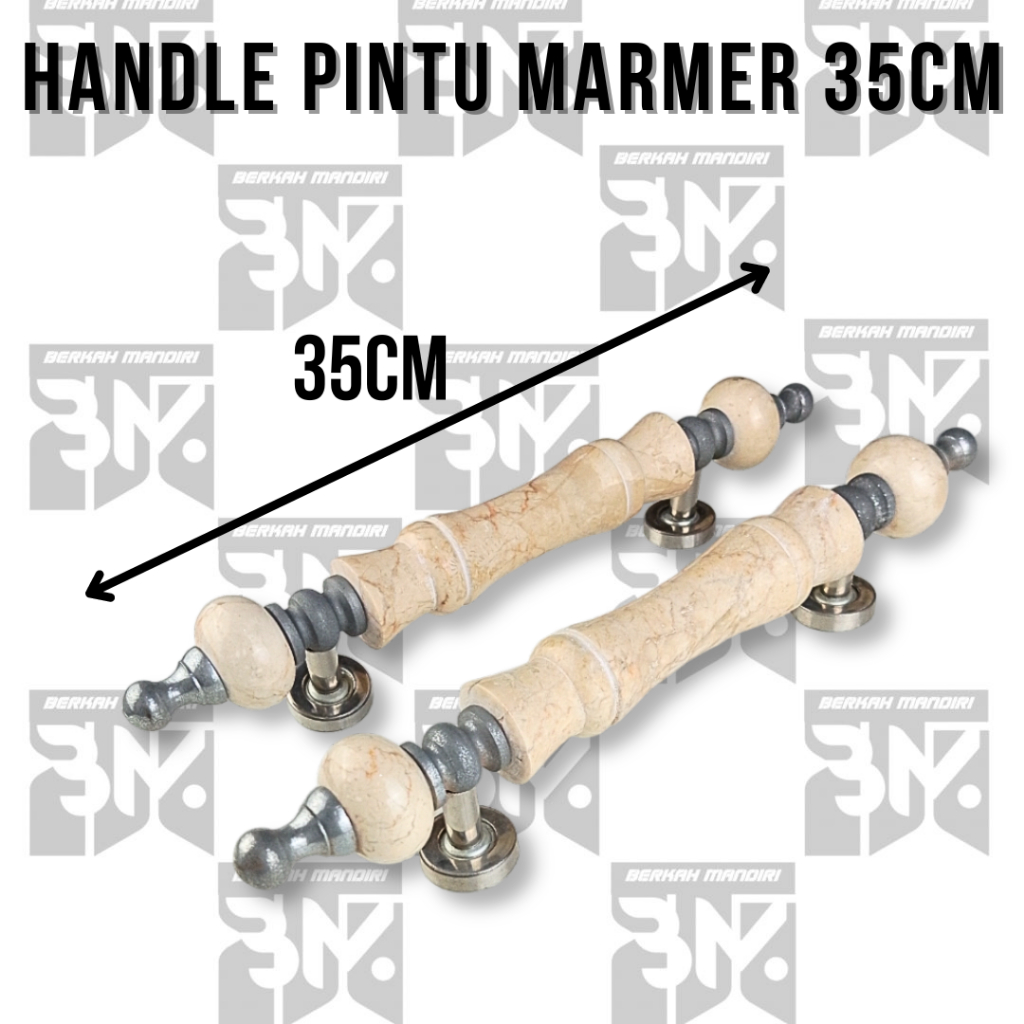 Handle Pintu Rumah 35cm Gagang Tarikan Pintu Pegangan Pintu Batu Marmer Inul Minimalis