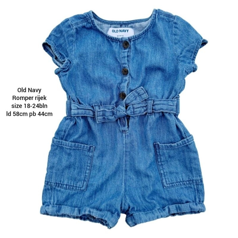 short sleeve tie belt romper by old navy