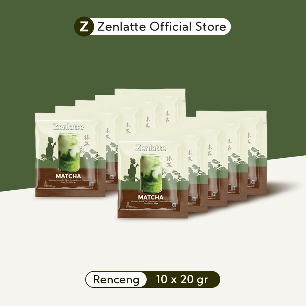 

Zenlatte Matcha - Renceng/Pouch | Matcha Powder | Bubuk Matcha | Matcha Latte