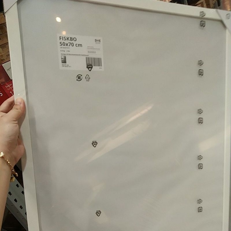 Bingkai foto poster puzzle Pigura Frame Ukuran Besar 70X50 Cm