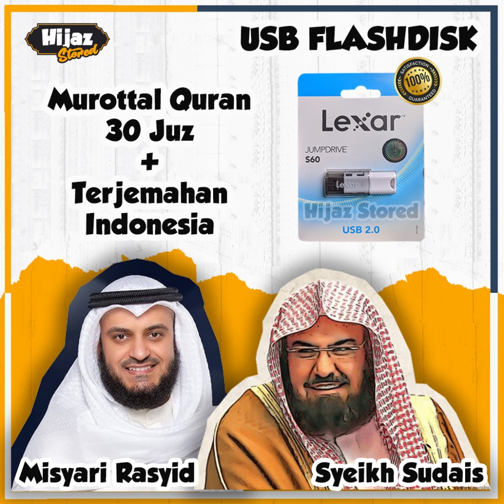 USB Flashdisk Murottal Quran Terjemahan Murotal Alquran 30 Juz