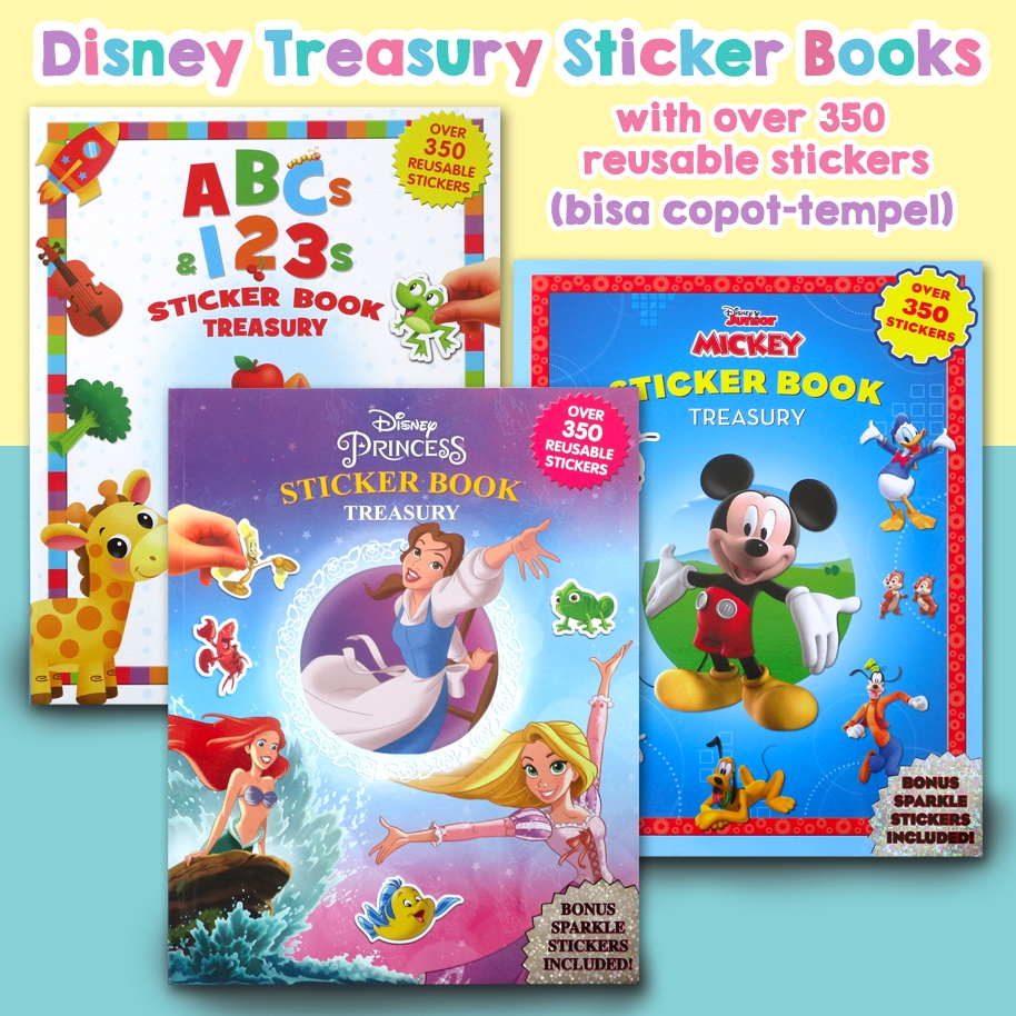 Sticker Book Treasury with Over 350 Reusable Sticker