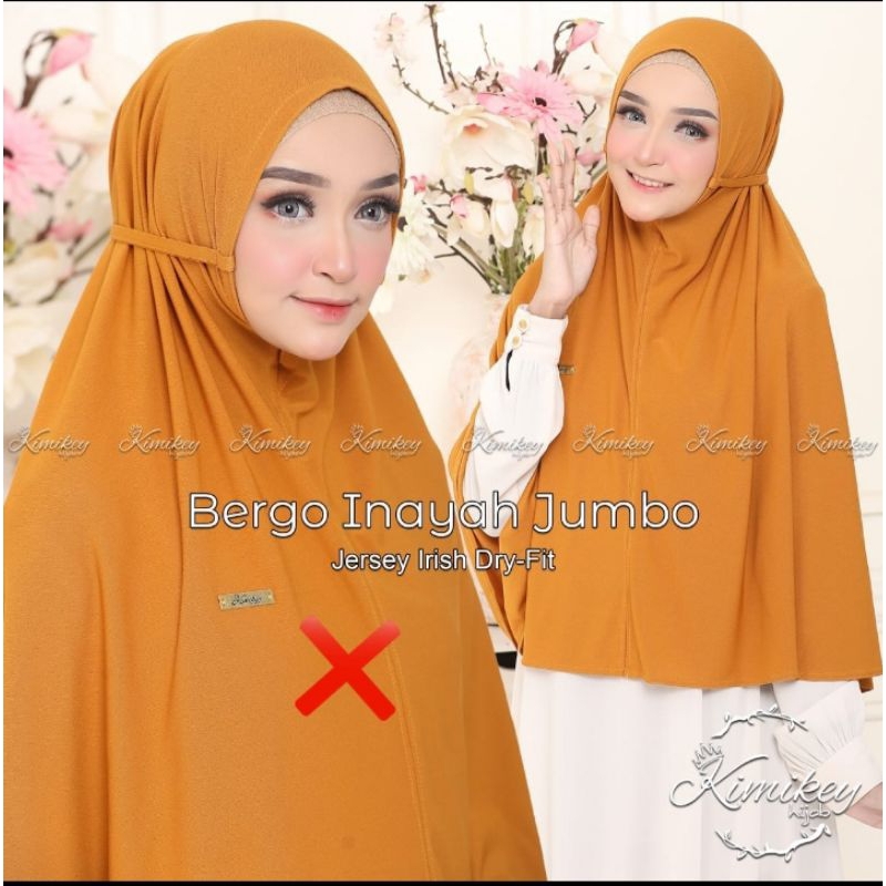 Bergo Instan Inayah Jumbo by Kimikey