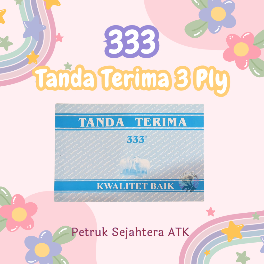 

[PCS] BUKU TANDA TERIMA 333 3 PLY RANGKAP 3