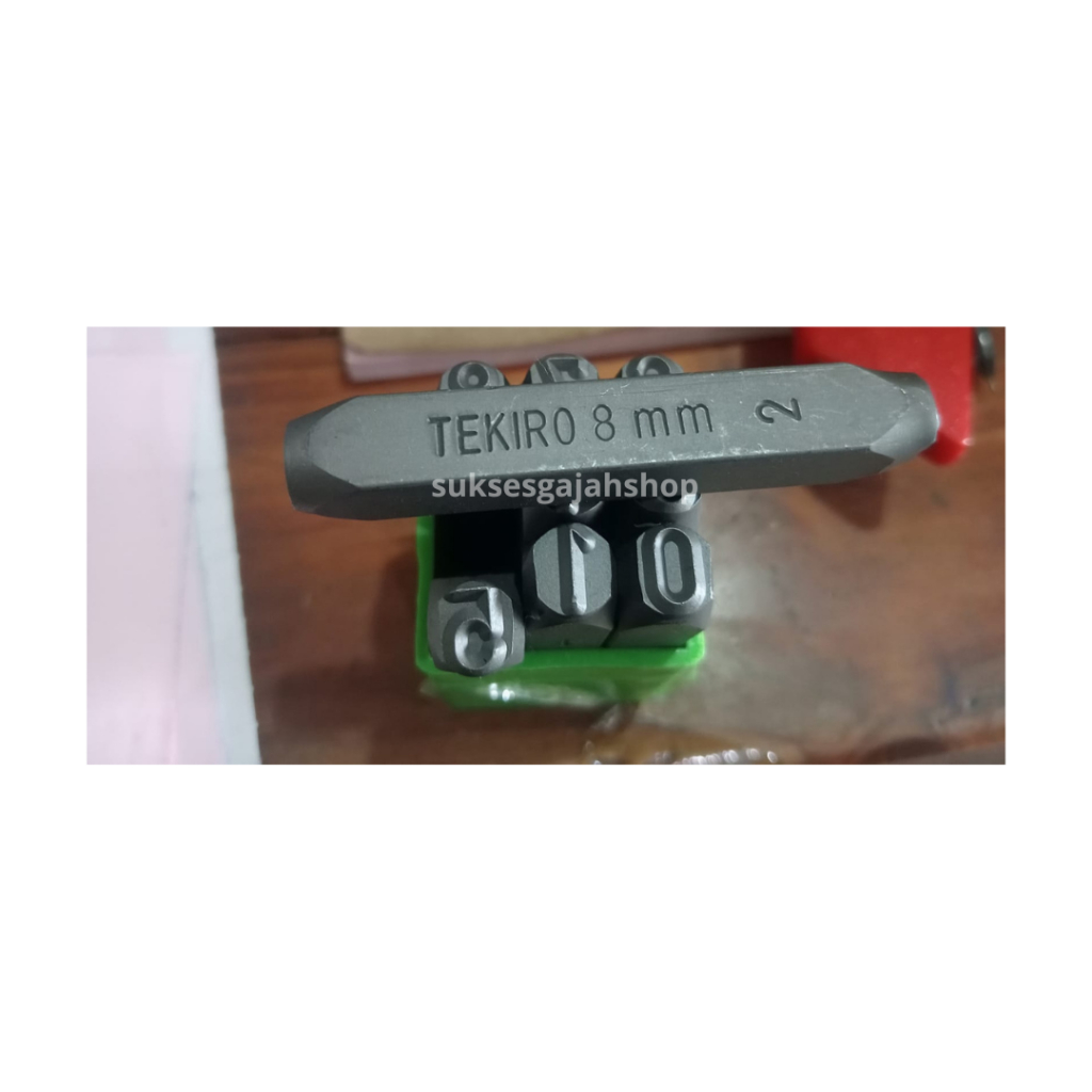 TEKIRO ANGKA KETOK 8mm / NUMBER PUNCH 8 mm TEKIRO / KETOK ANGKA TEKIRO