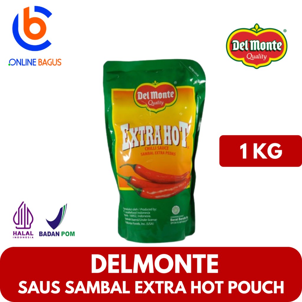 

Delmonte Sambal Chilli Extra Hot Pouch 1kg