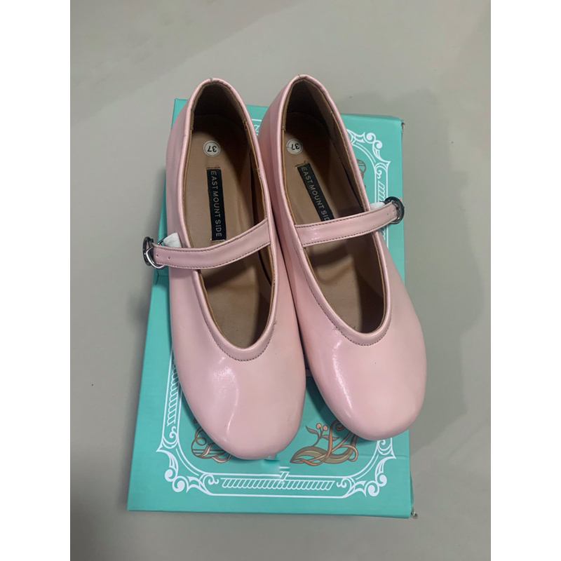 Leonie Flat Shoes PINK - EastMountSide [PRELOVED]