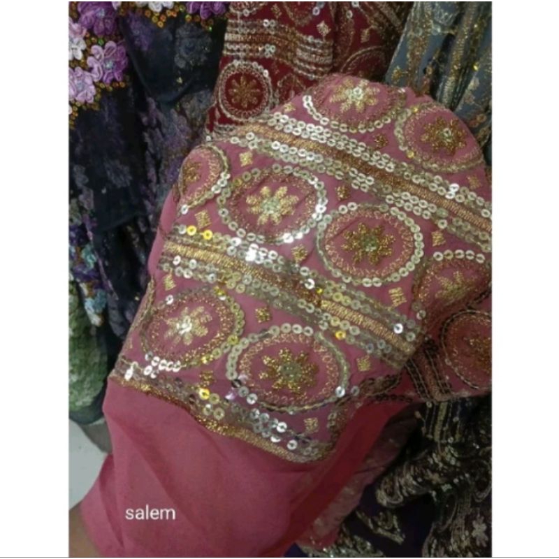 Bahan/kain sari india | sari india | kain sari india full payet