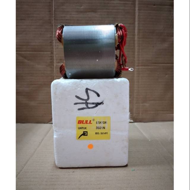 BULL STATOR 3501N RUMAH ARMATURE ANGKER GROOVE CUTTER MESIN GERGAJI BELAH MAKITA 3501N