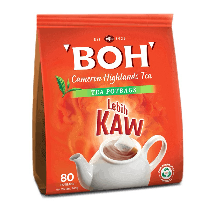 

Boh Tea PotBags ~ Boh Tea Sachet 80s Lebih Kaw