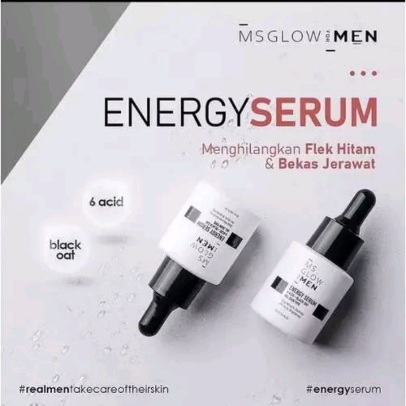 Energy Serum Ms Glow Men || Serum Ms Glow Men || Power Bright Serum Ms Glow For Men