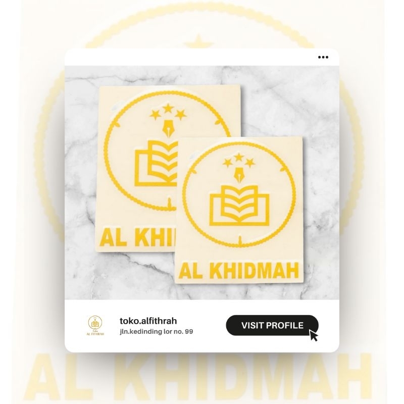 

Sticker Logo Al Khidmah (6x7 cm)