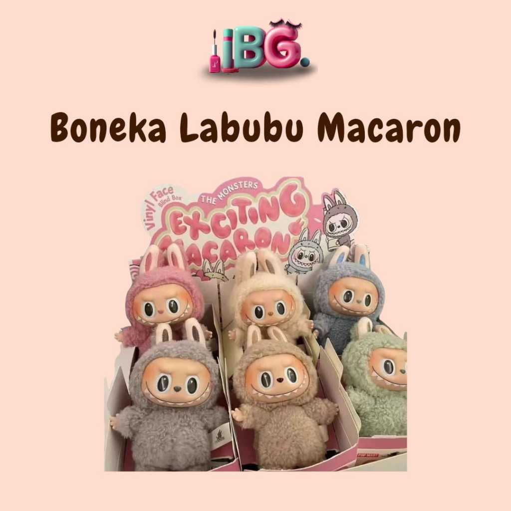 READY SIAP KIRIM Boneka Labubu Macaron Secret / Labubu Macaron / Labubu Macaron / Boneka Labubu Exci