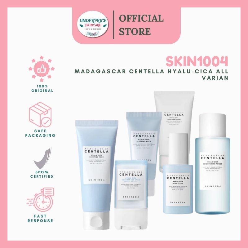 SKIN1004 Madagascar Centella Hyalu-Cica Series | Packaging Biru