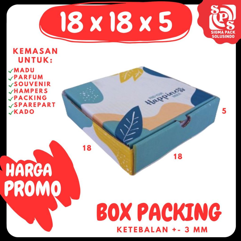 

kardus 18x18x5 LD Kardus pizza Packing/Karton/Hampers/box Pizza/Kemasan zigma shop