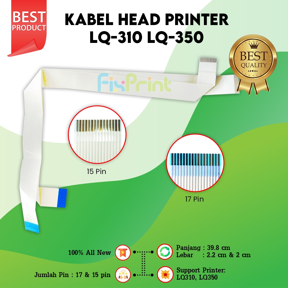 New Kabel Head Epson LQ310 LQ 310 LQ350 LQ 350 , Flexible Head LQ-310