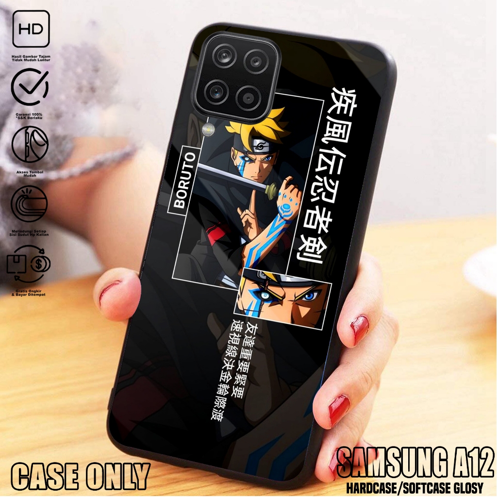 Case SAMSUNG A12  - Casing SAMSUNG A12 [ NARUTO ] Silikon SAMSUNG A12  - Kesing Hp - Casing Hp  - Ca