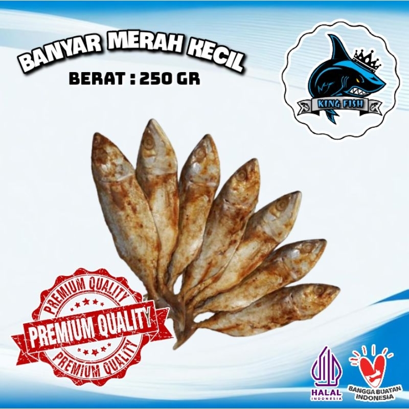 

250GR IKAN ASIN BANYAR MERAH KECIL SUPER MURAH BERKUALITAS