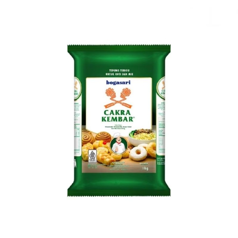 

Cakra Kembar Bogasari Tepung Terigu 1kg